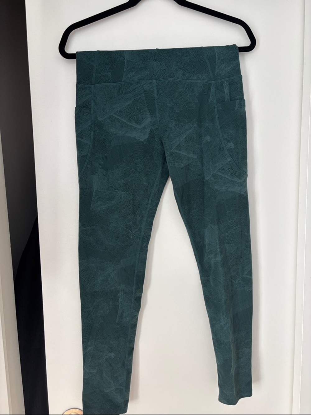 Tuff Athletics Deep Teal Print Leggings